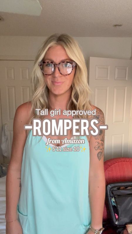 Tall girl approved Amazon rompers
First 4 are a large, last 2 are a medium (run big) 

#LTKsalealert #LTKxPrimeDay