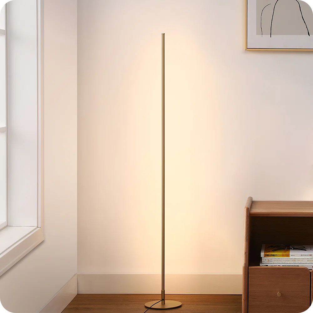 Allana 57.5"  Dimmable LED Novelty Corner Floor Lamp | Wayfair North America