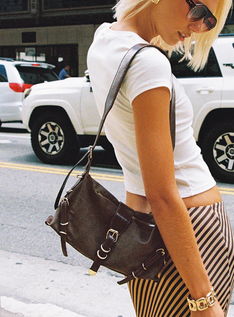 Anatolius Shoulder Bag Washed Brown | Princess Polly US