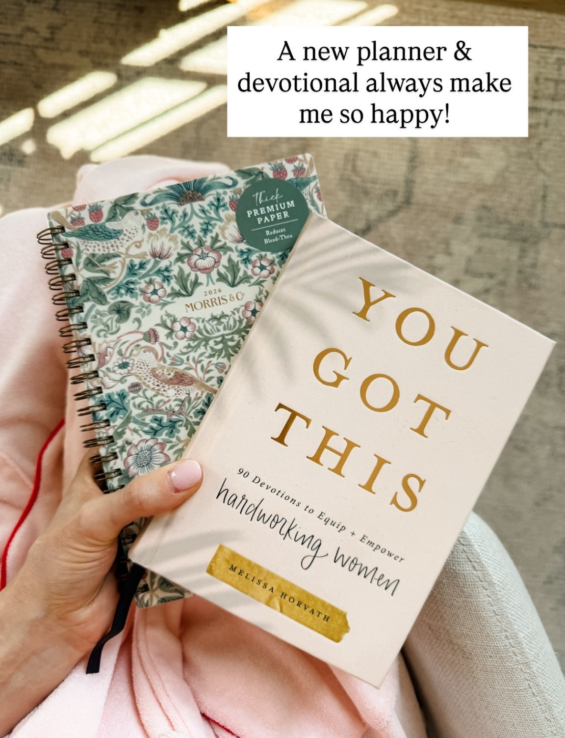 Love this pretty planner & so excited to start this devotional! Two things to help you start out your day great!

Loverly Grey, planner, devotional, morning routine 

#LTKmorningroutine