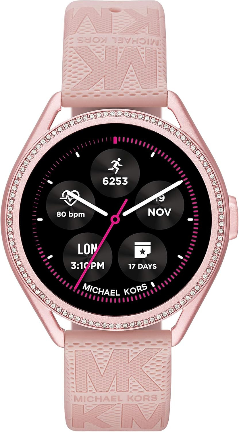 Michael Kors Women's MKGO Gen 5E 43mm Touchscreen Smartwatch with Fitness Tracker, Heart Rate, Co... | Amazon (US)