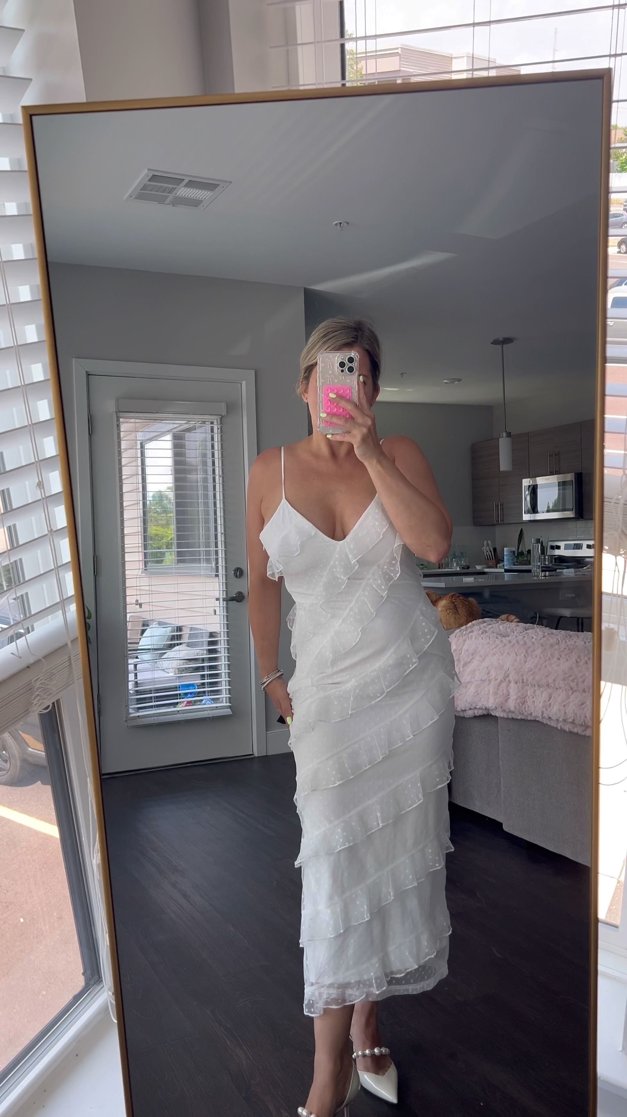 Two midi length white dresses that would be perfect for your bridal shower, bachelorette or any of your wedding events! Both under $100

#LTKFindsUnder100 #LTKStyleTip #LTKWedding