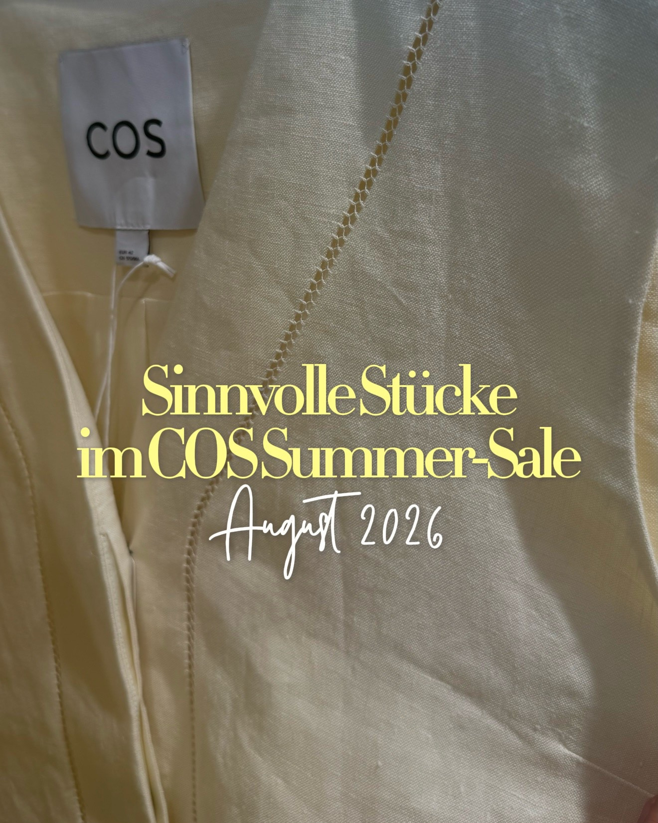 Hab euch mal meine aktuellen Favoriten im COS Sommer Sale zusammengefasst - kann auch die Ledergürtel von COS empfehlen, falls ihr nach einer insgesamt langlebigen und trotzdem nicht zu teuren Variante sucht :)

#LTKdeutschland #LTKsummer #LTKautumn