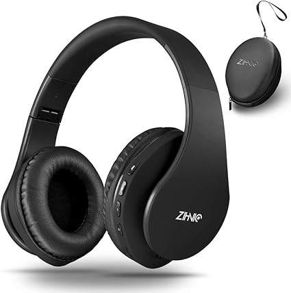 ZIHNIC Bluetooth Headphones Over-Ear, Foldable Wireless and Wired Stereo Headset Micro SD/TF, FM ... | Amazon (US)