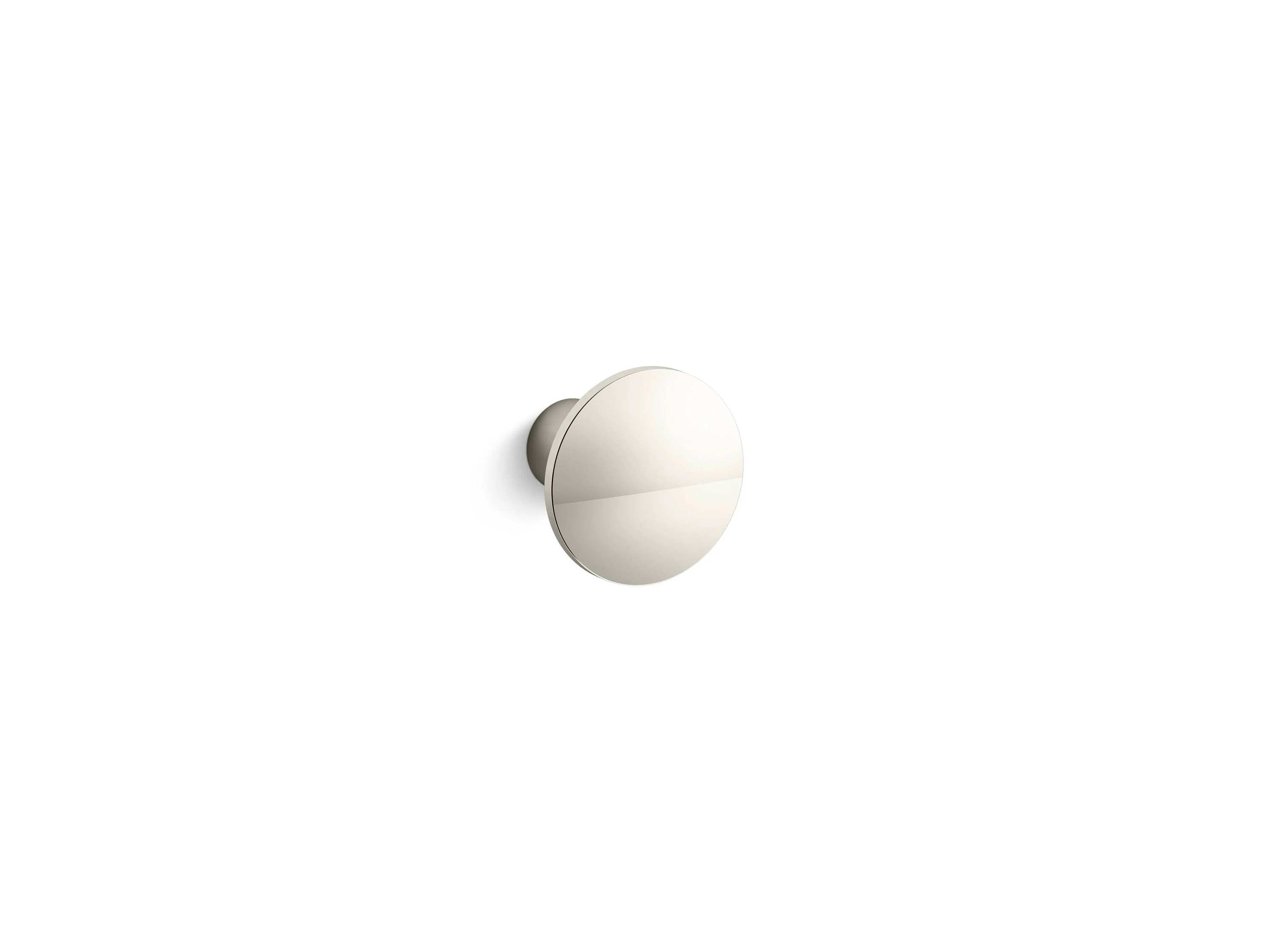 KOHLER Components Vibrant Polished Nickel Round Contemporary Cabinet Knob one_size | 78385-SN | Lowe's