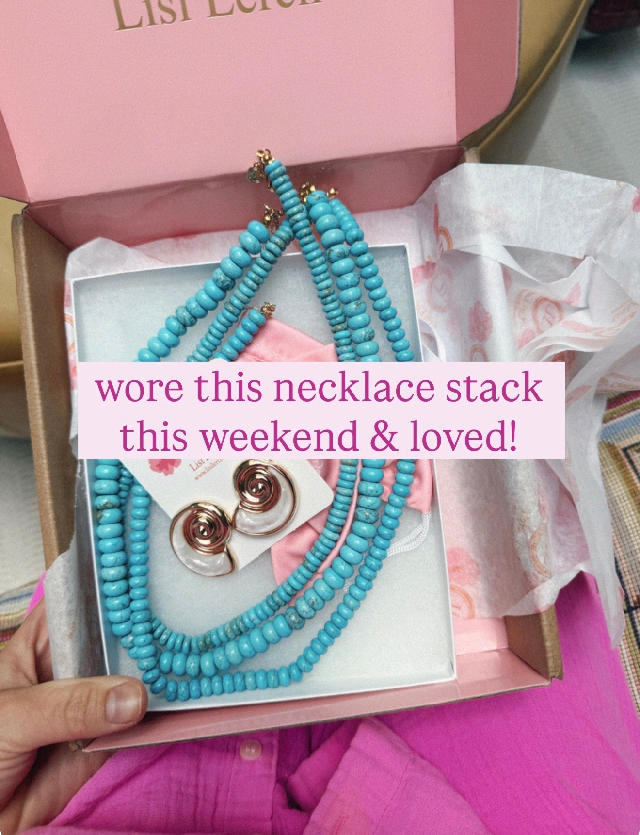 The perfect turquoise stack