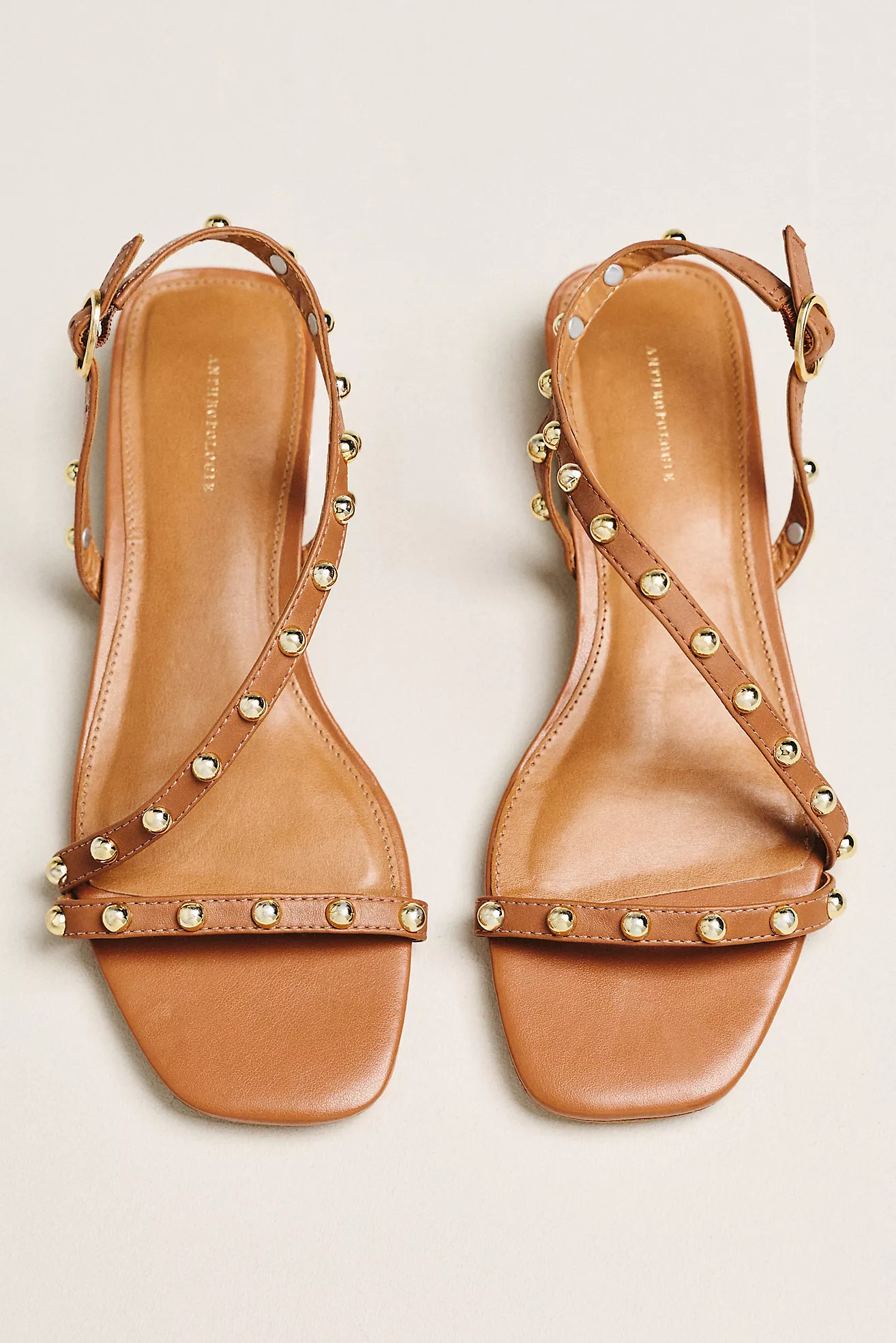 By Anthropologie Strappy Studded Flats | Anthropologie (US)