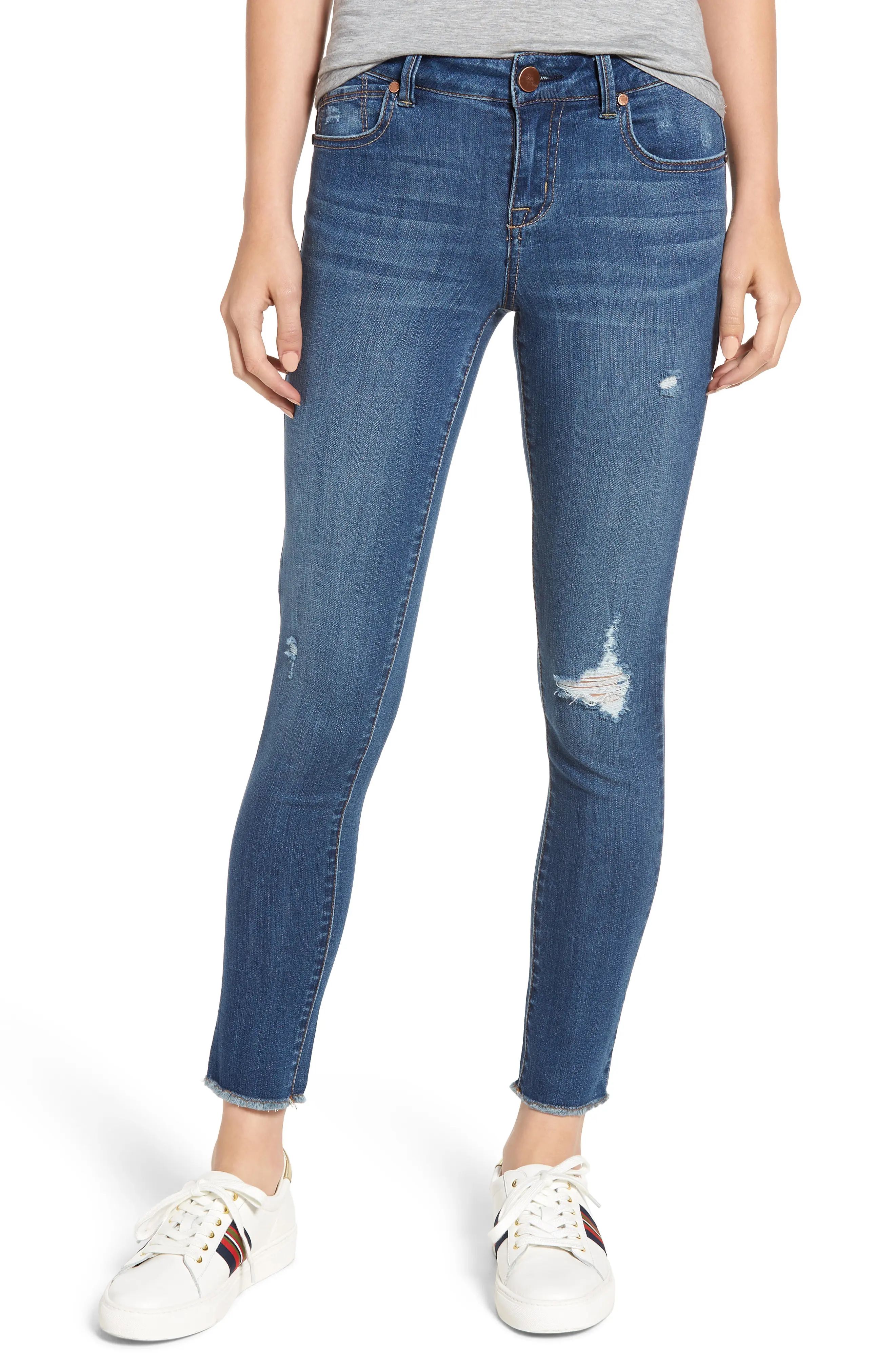 1822 Denim Distressed Skinny Jeans (Christina) | Nordstrom