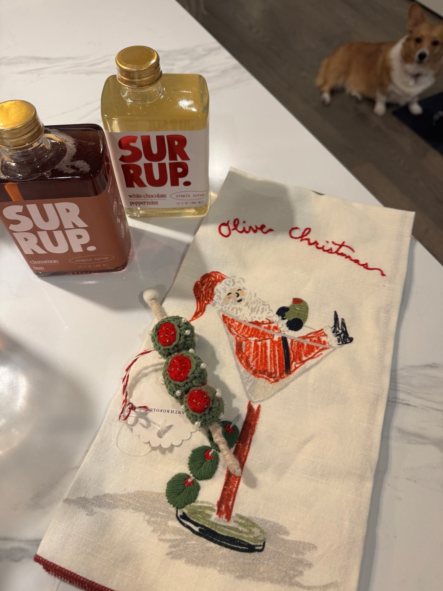 Scooped up the cutest home decor today!(corgi not included) 😘 🫒🍸🎅 And some syrups I’ve seen all over my FY page. Perfect for coffee or cocktails! 

#LTKHoliday #LTKGiftGuide #LTKCyberWeek