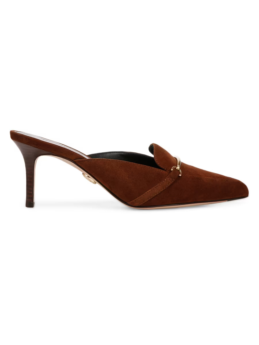 Veronica BeardLeslie Suede Leather Mules | Saks Fifth Avenue