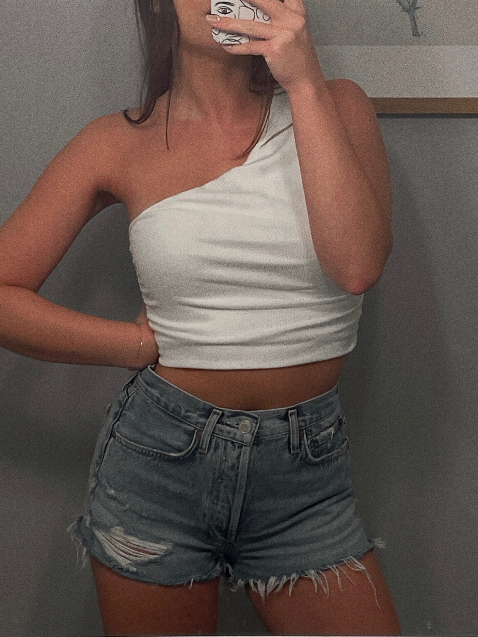 agolde denim shorts, revolve style, denim shorts style, date night summer outfit, style inspo, vacation outfit 