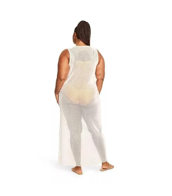 Women's Crochet Cover Up Dress - Fe Noel x Target Cream 1X | eBay US