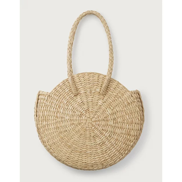 Straw Circle Shopper | Bags & Purses | The  White Company | The White Company (UK)