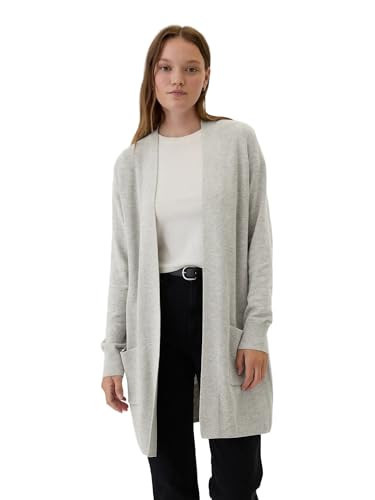 GAP Womens Cotton Oversized Cardigan Light Grey Heather M | Amazon (US)
