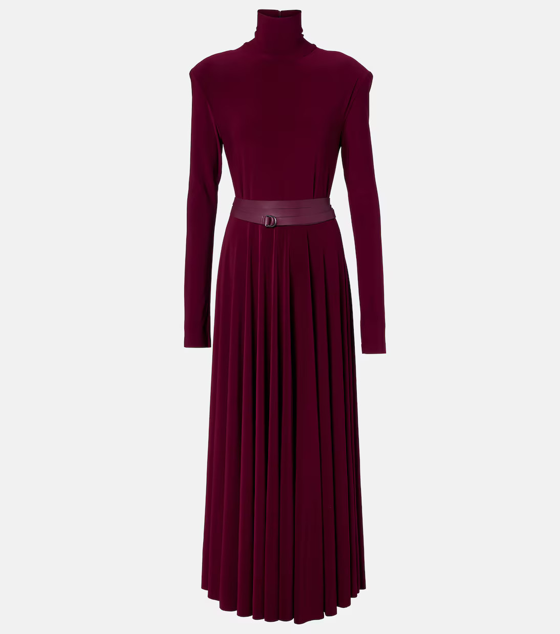 Pleated turtleneck maxi dress | Mytheresa (US/CA)