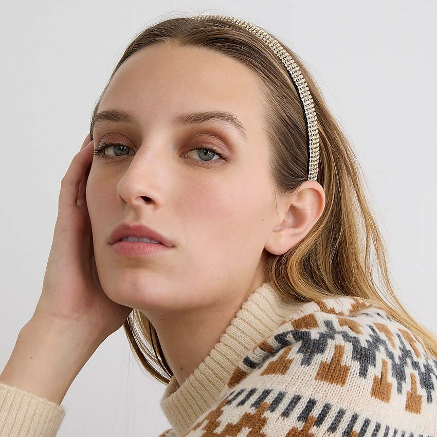 Crystal studded headband | J. Crew US