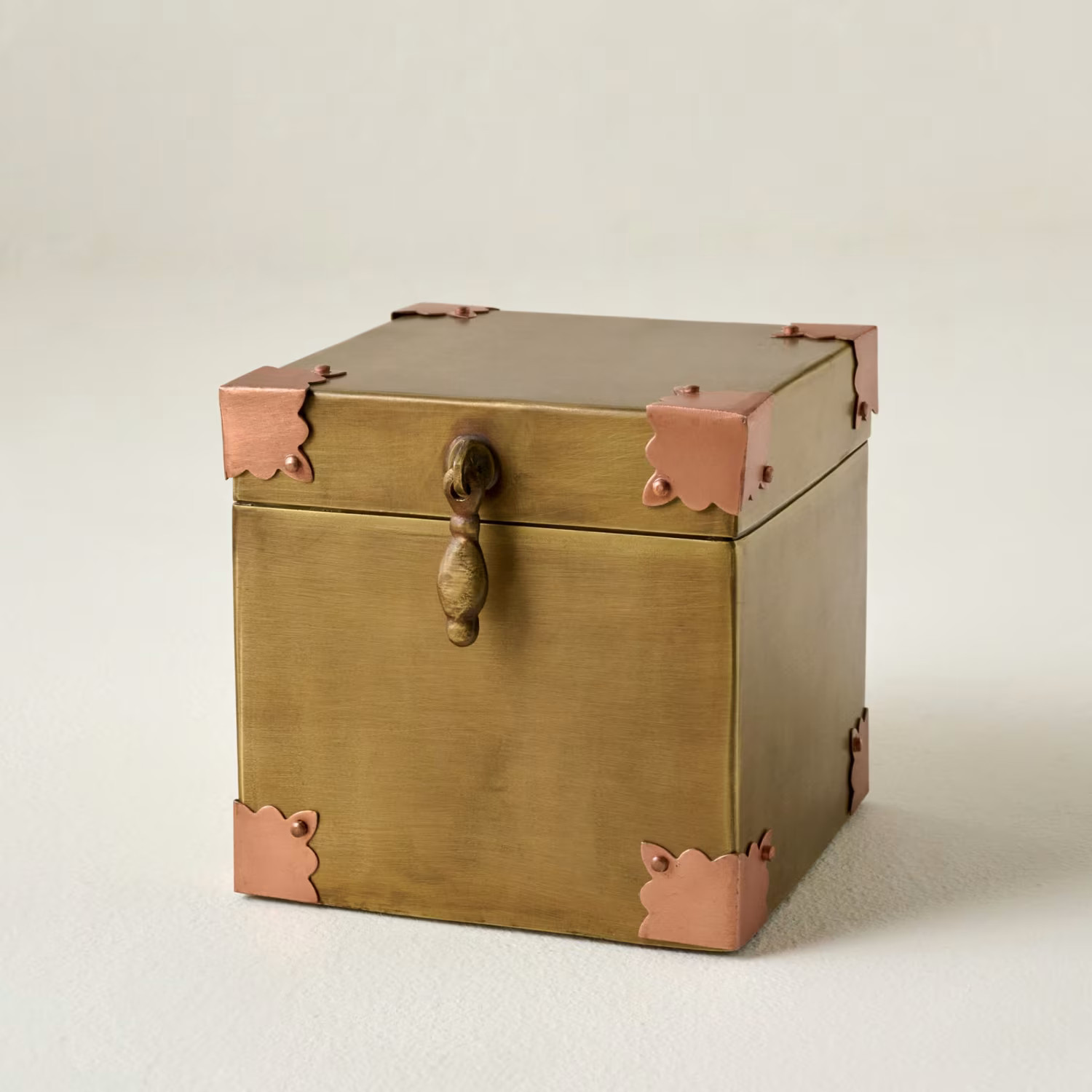 Brass and Copper Decorative Box | Magnolia