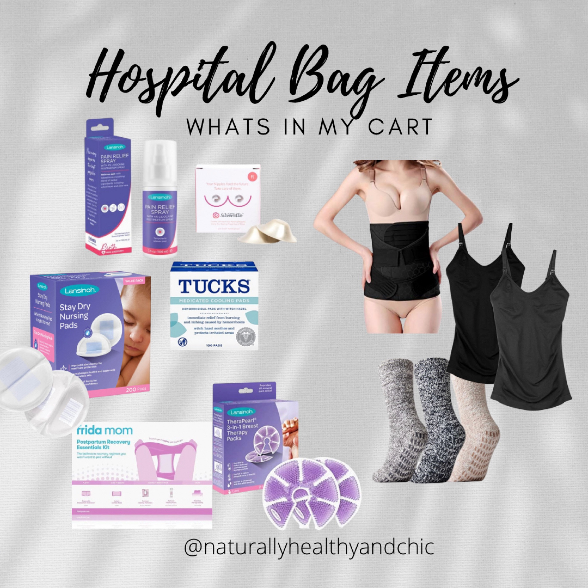 Hospital Bag Items I am buying and packing for baby coming! Lots are reccs from experienced friends . 

#LTKfamily #LTKbaby #LTKbump
