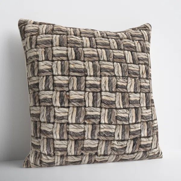 Sierra Plaid Wool Blend Pillow Cover | Wayfair North America