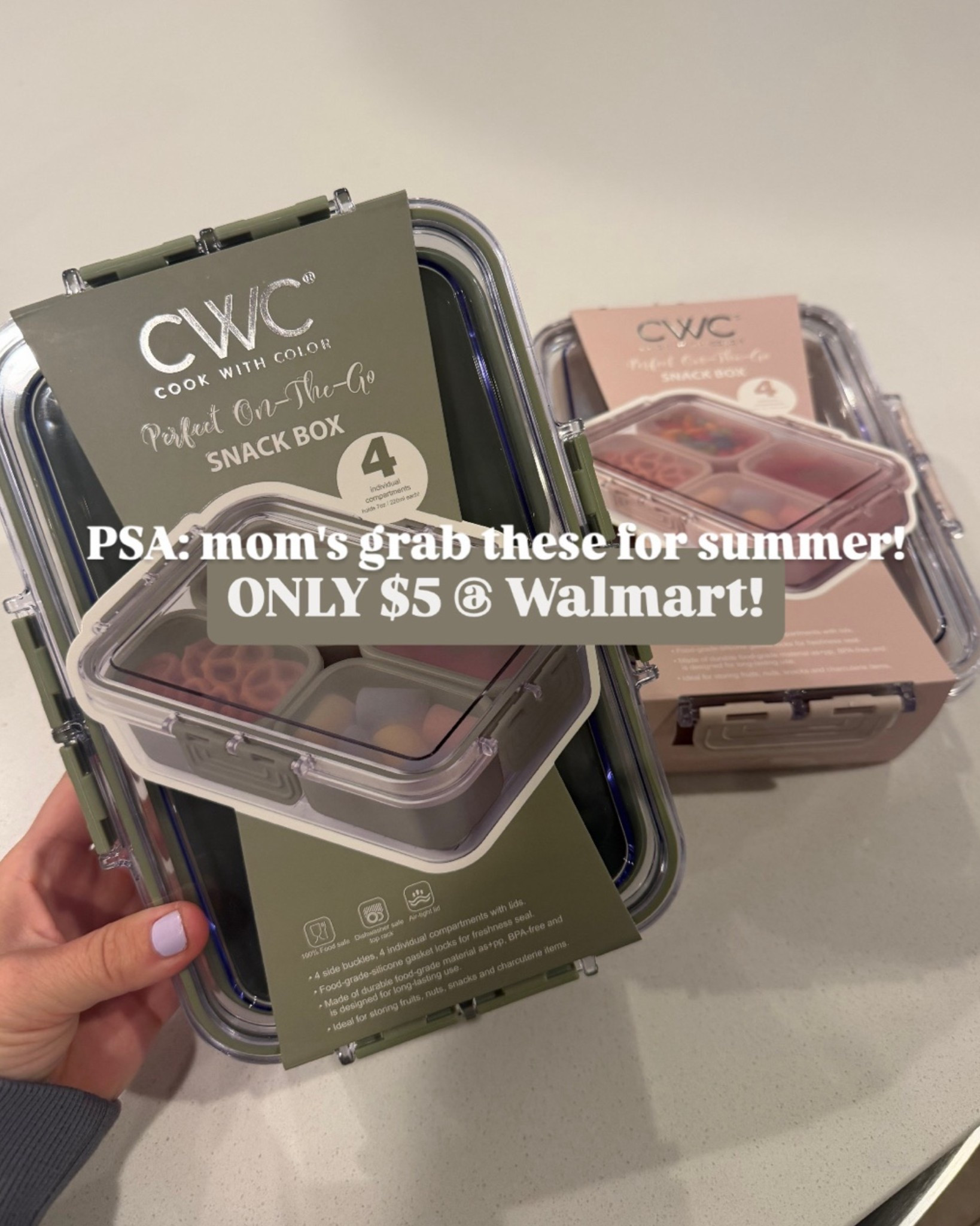 These snack boxes will be used a lot this summer, great for the zoo, pool, park or sports! #mom #momtip #momhack #snacks #snackbox #walmart #budgetfriendly #affordable #momfaves #mompick #momlife #parksnacks

#LTKmomlife #LTKKids #LTKTravel