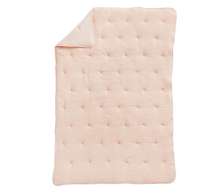Cuddle Me Muslin Baby Quilt | Pottery Barn Kids