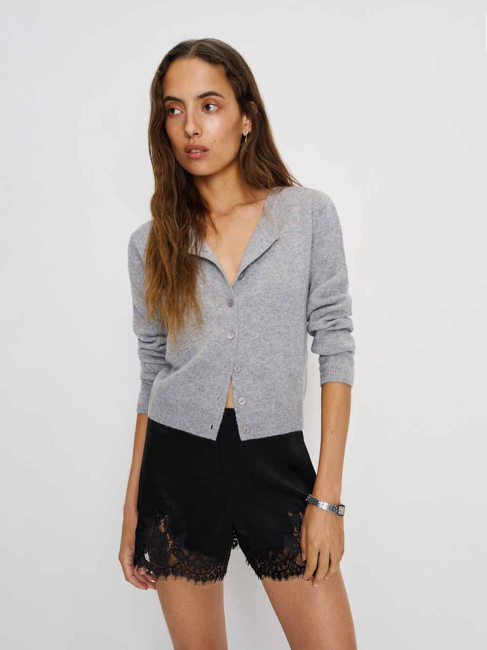 Fern Satin Short | Reformation (Global)