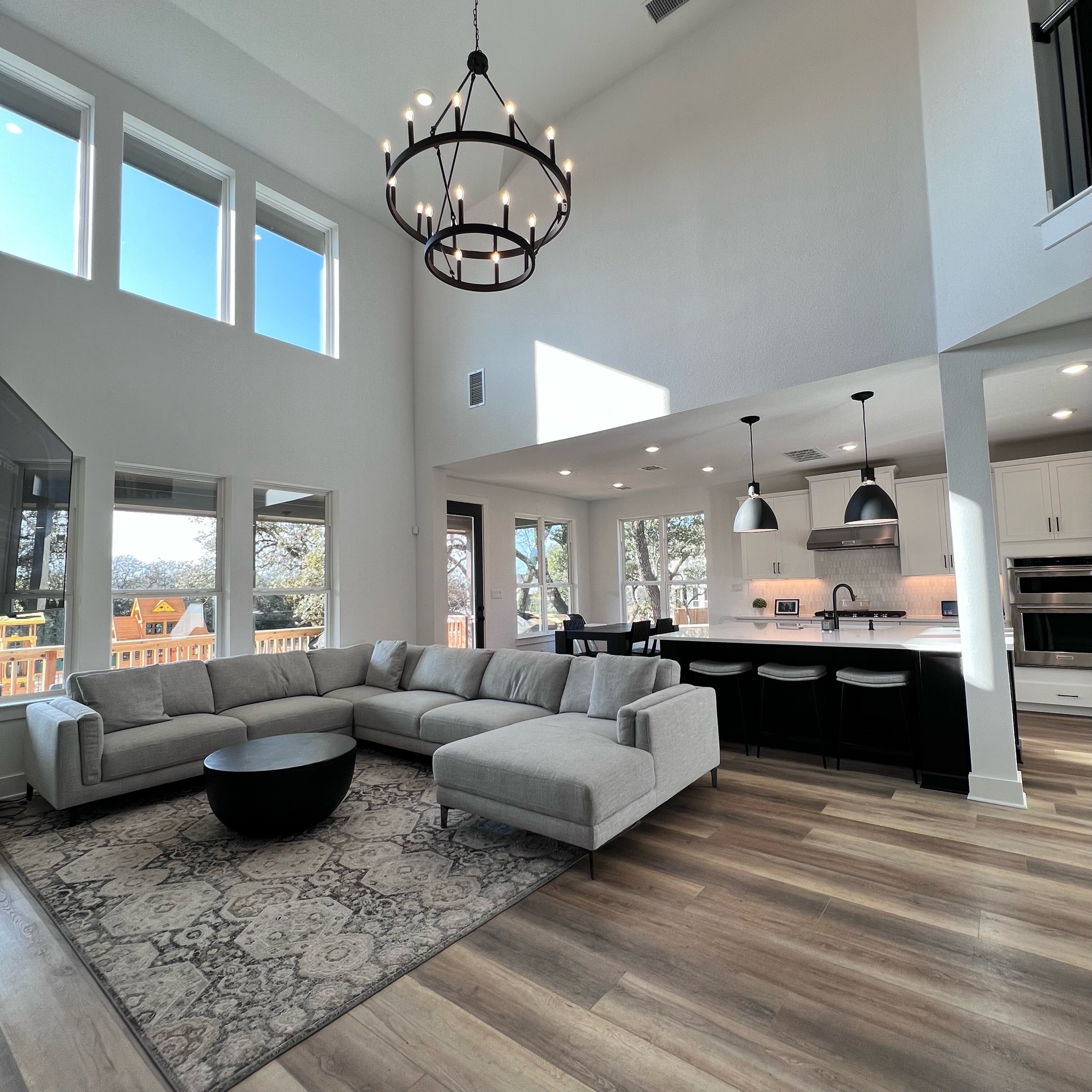 Slowly making this house a home🤍 

Sectional from Living Spaces 
Pendant lights from All Modern



#LTKstyletip #LTKFind #LTKhome