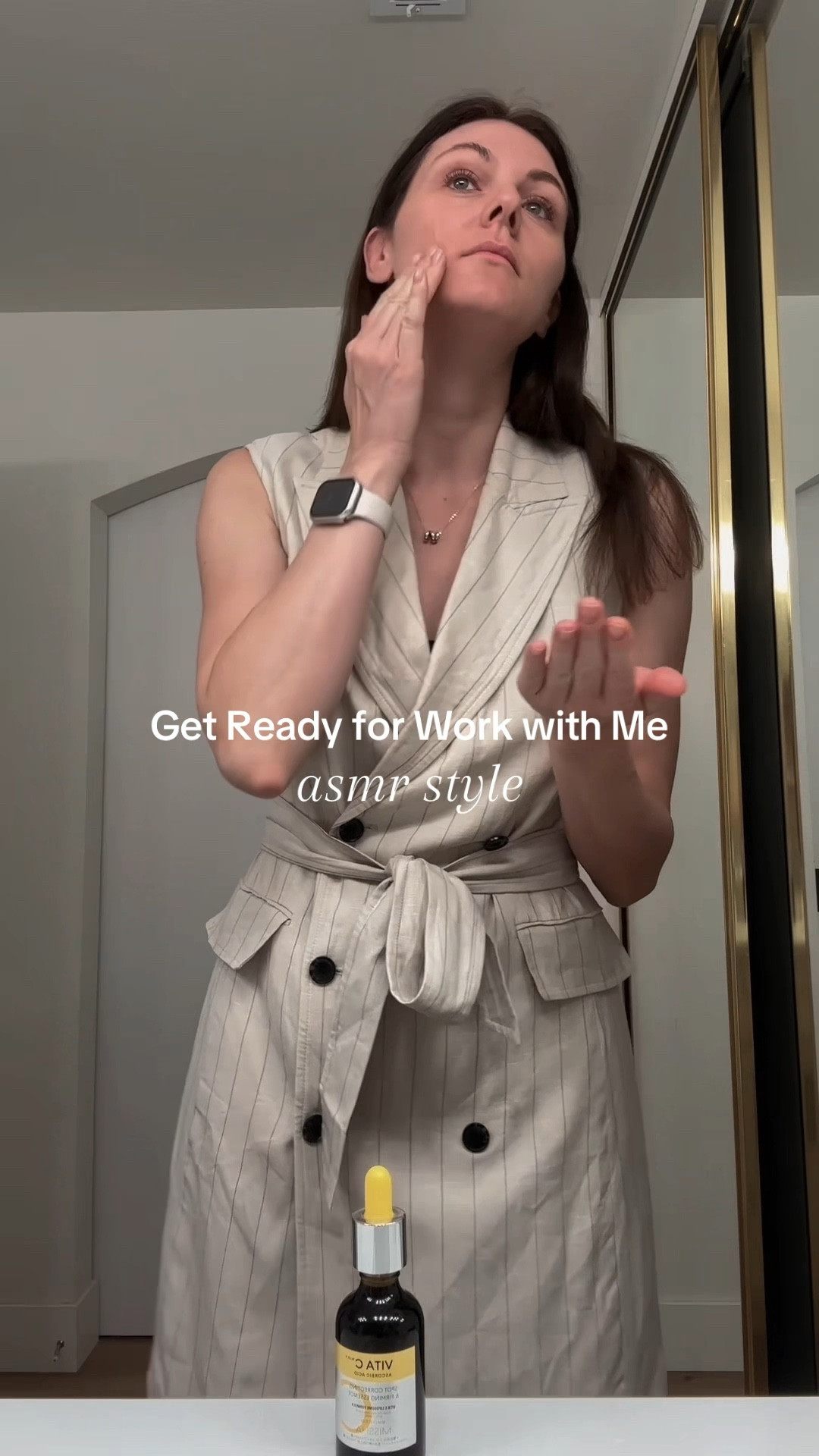 Get ready for work with me 
ASMR style
Morning skincare and makeup routine before work

#LTKBeauty #LTKFindsUnder100 #LTKWorkwear