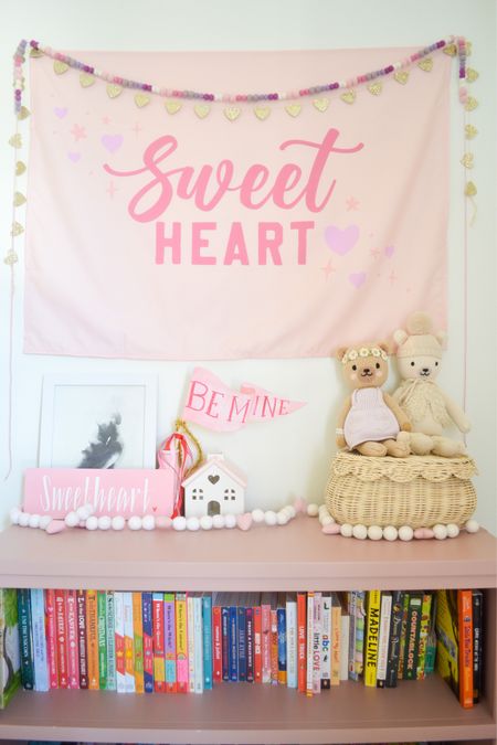 #HunnyPrints Valentine’s Day decor, Valentine’s Day banners, pink wall decor, girls room decor

#LTKkids #LTKSeasonal