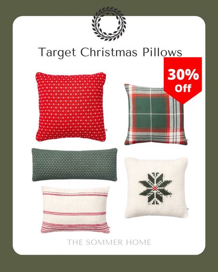 Target Christmas, Target home, Christmas pillows 30% off

#LTKHoliday #LTKSeasonal #LTKunder50