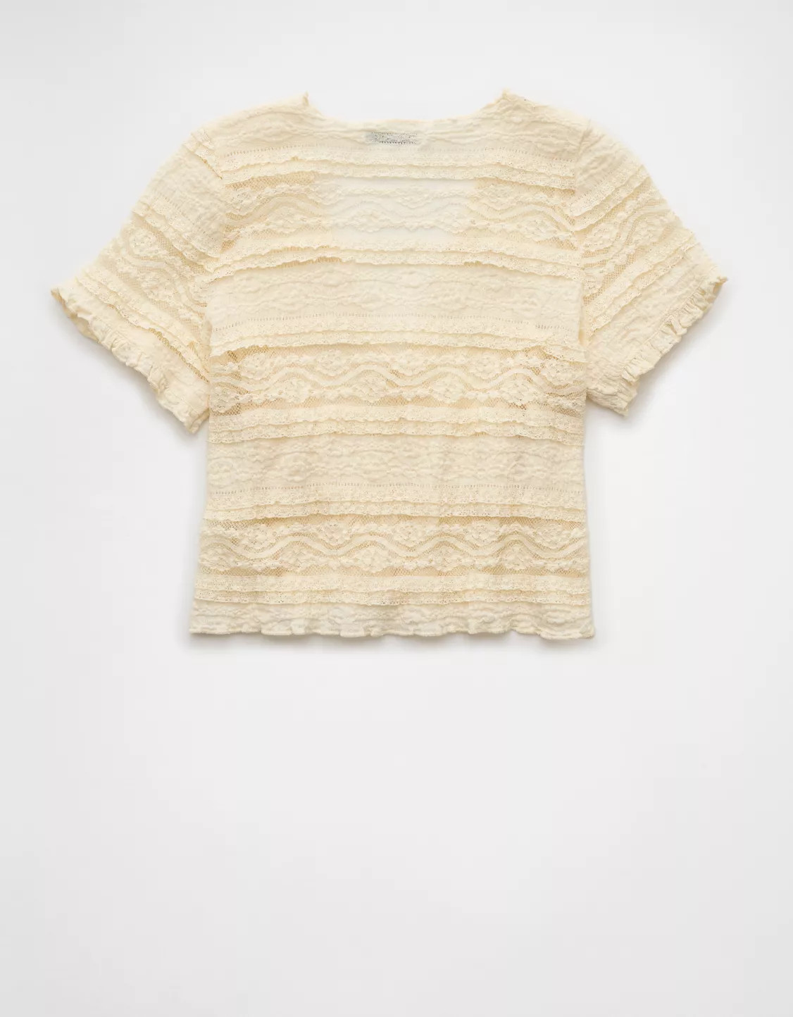 AE Tie Front Lace Shirt | American Eagle Outfitters (US & CA)