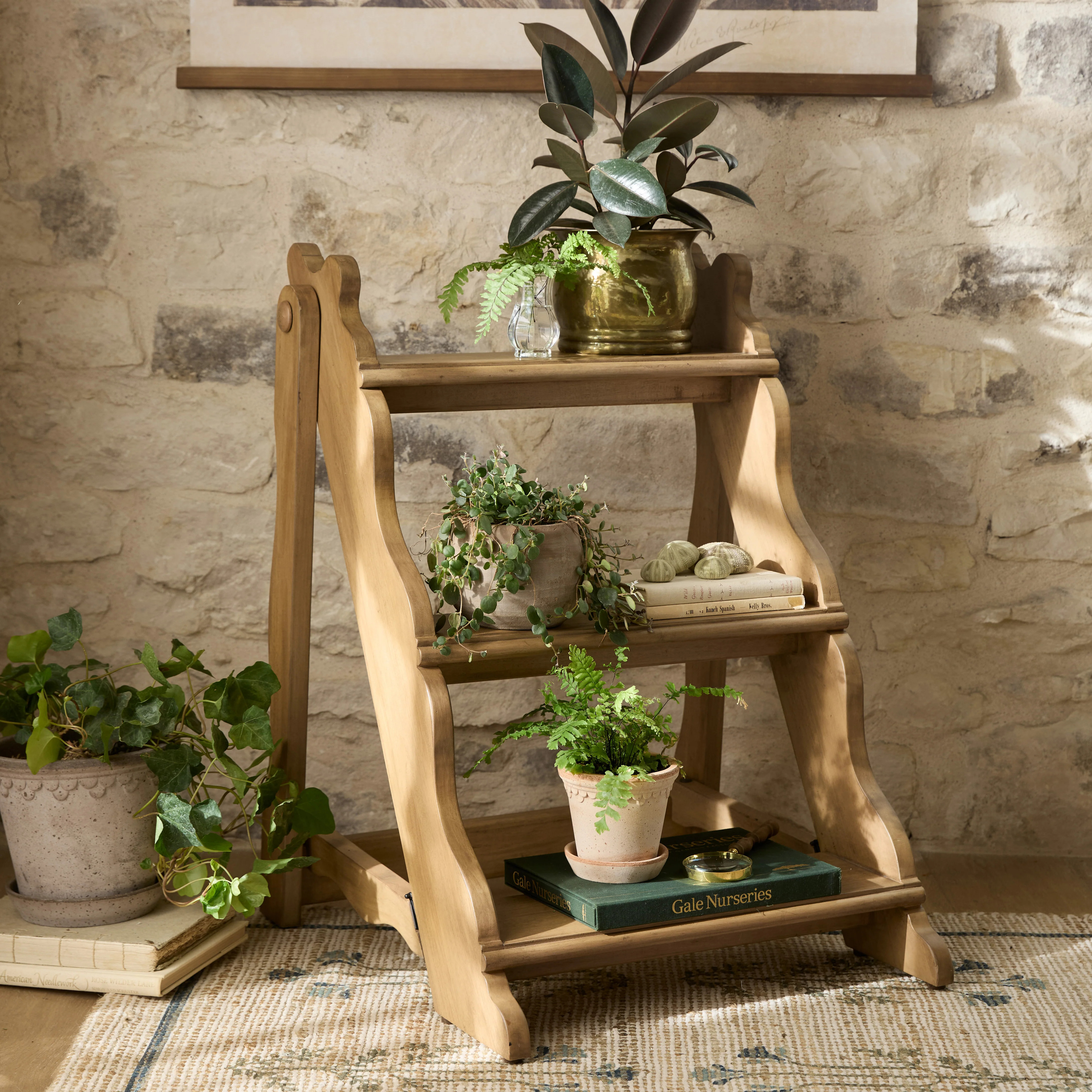 Vintage Inspired Plant Stand | Magnolia