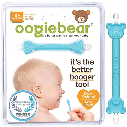 oogiebear - PATENTED CURVED SCOOP AND LOOP; The Safe Nasal Booger and Ear Cleaner - Baby Shower R... | Amazon (US)
