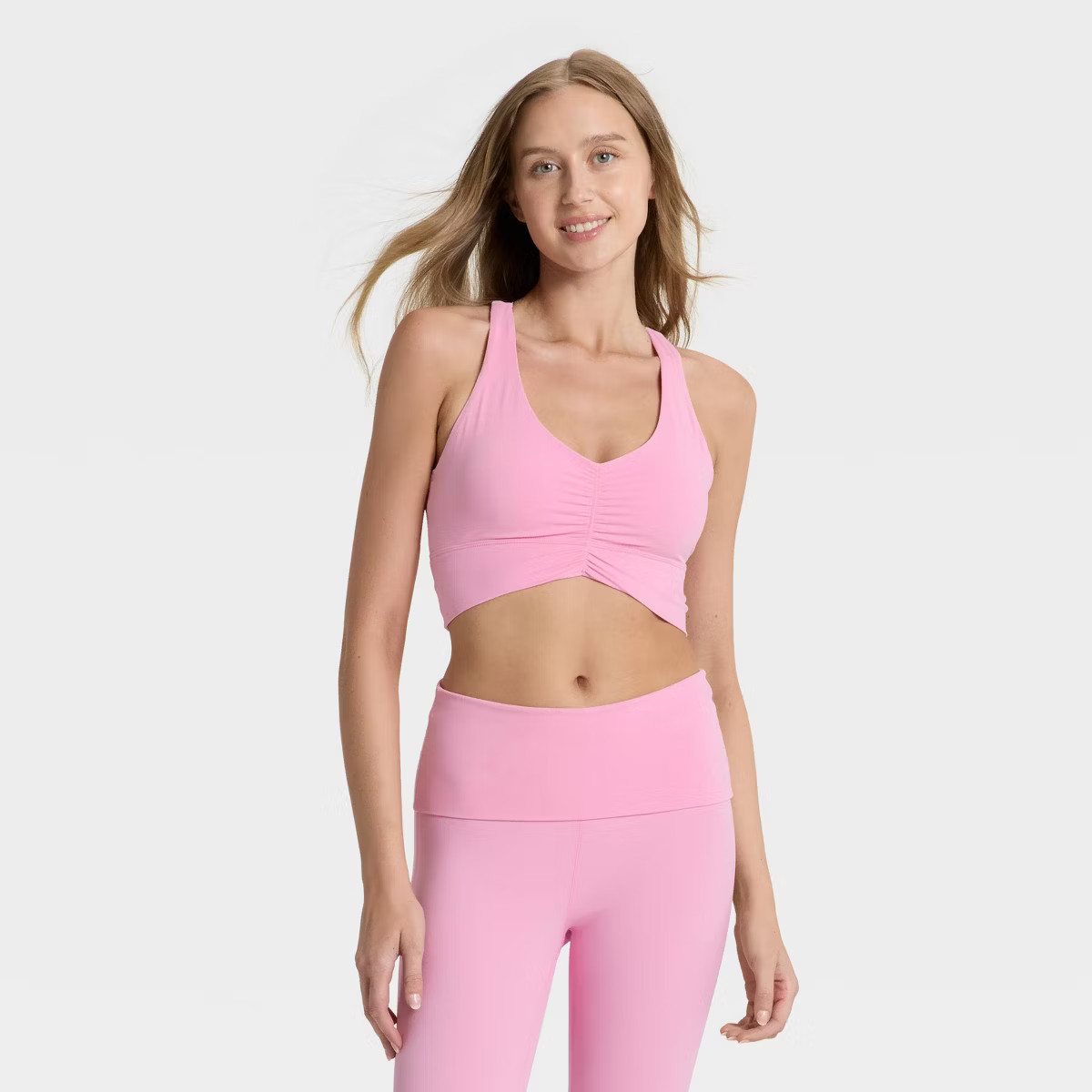 Women's Cinched Longline Sports Bra - JoyLab™ | Target