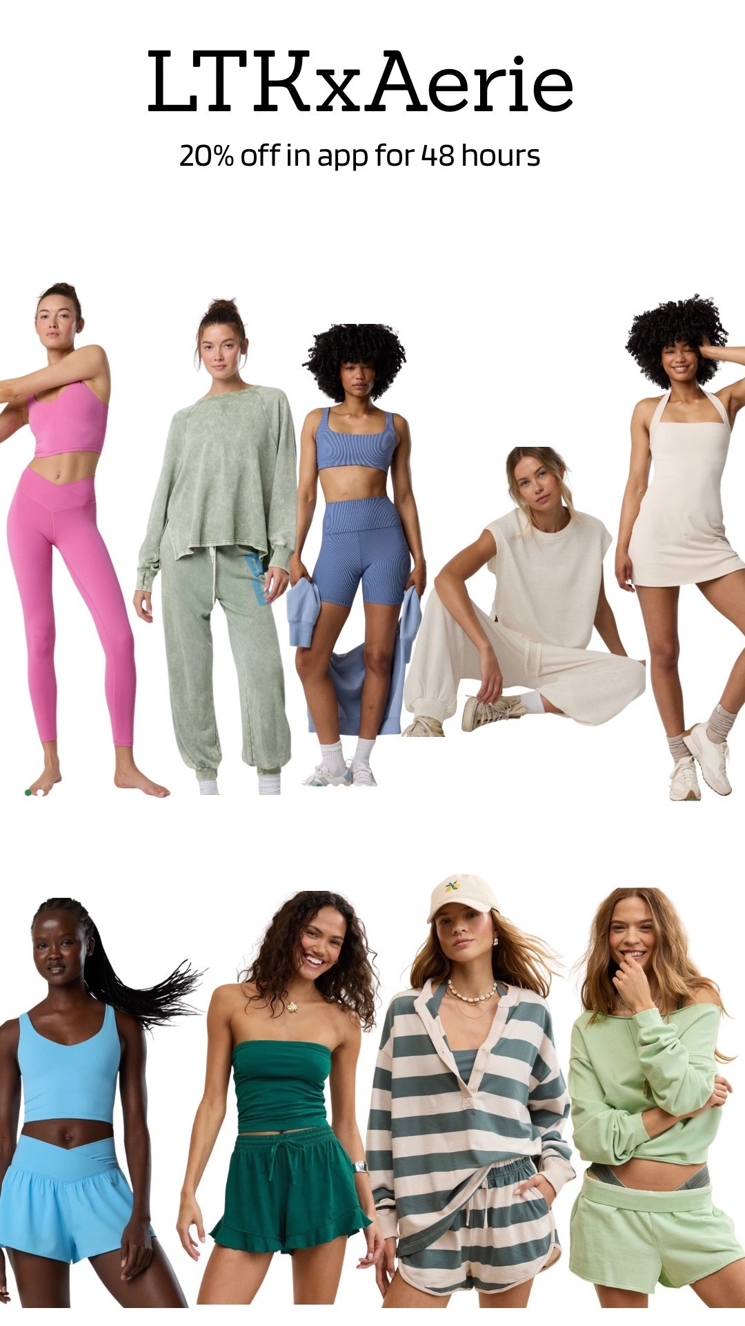 LTKxAerie😍 20% off in app for the next 48 hours!!

#LTKActive #LTKxAerie #LTKMothersDay