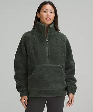 Scuba Oversized Fleece Funnel-Neck Half-Zip Long | Lululemon (US)