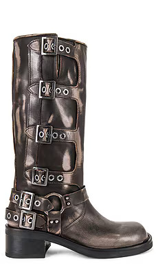 Steve Madden Brocks Boot in Black Distressed from Revolve.com | Revolve Clothing (Global)
