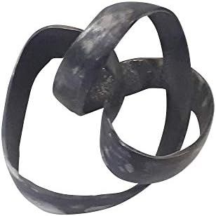 Sagebrook Home 14585-03 Aluminum Knot Sculpture, 7", Black, 9 x 9 x 7 | Amazon (US)