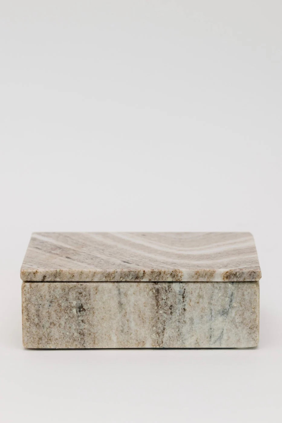 Soren Marble Box With Lid | THELIFESTYLEDCO