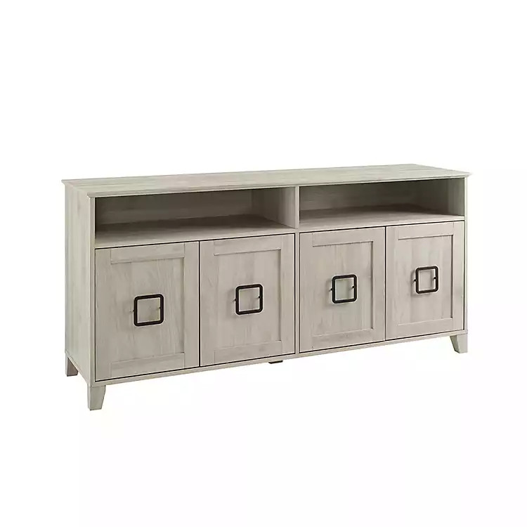 Birch Wooden Door Modern TV Stand | Kirkland's Home