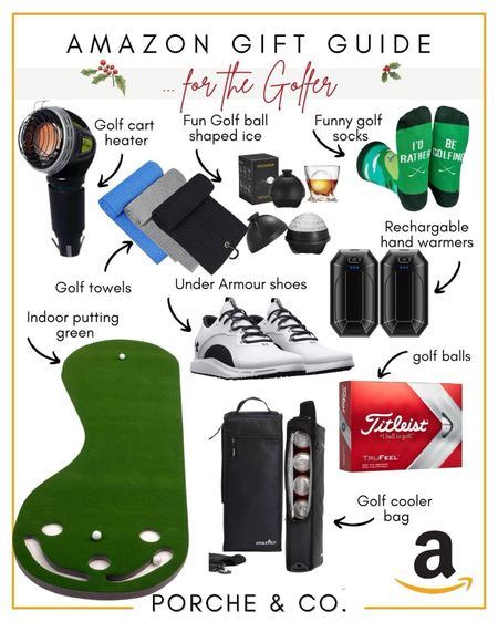 Amazon Gift Guide for the golfer, golf gift guide, gifts for him, gifts for her
#viral #trending #giftguide #amazon #prime

#LTKHoliday #LTKSeasonal #LTKGiftGuide