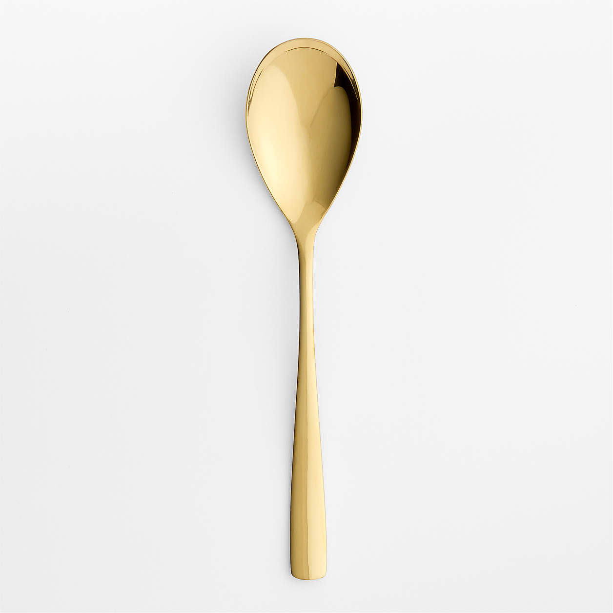 Holiday Gold Serving Spoon + Reviews | Crate & Barrel | Crate & Barrel