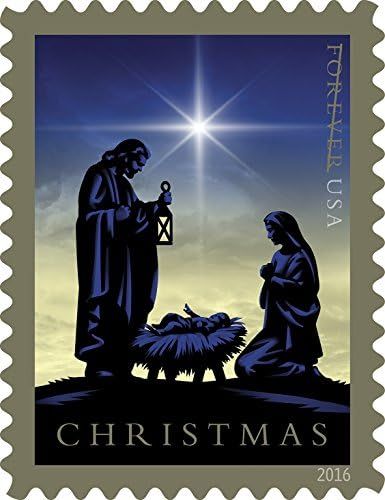 Nativity Forever First Class Postage Stamp U.S. Holy Family Holiday Christmas Sheets (20 Stamps) (Bo | Amazon (US)