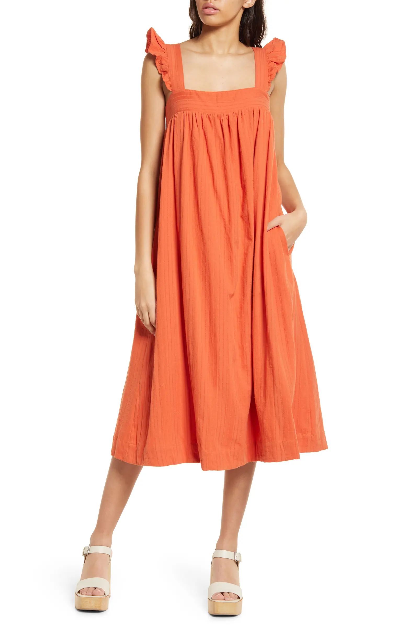 Lost + Wander Miss Marmalade Cotton Midi Sundress | Nordstrom | Nordstrom