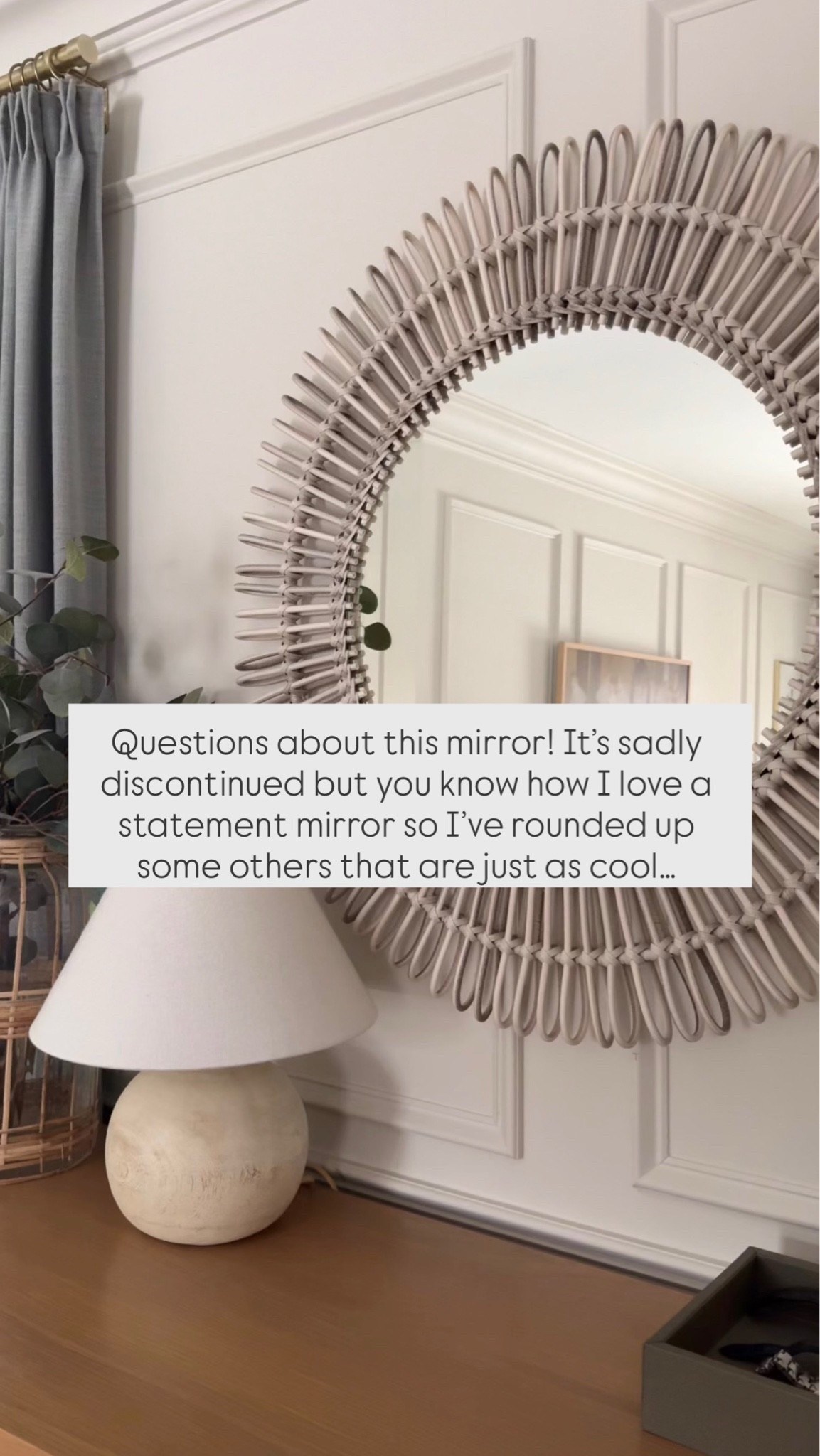Questions about this mirror! It’s sadly discontinued but you know how I love a statement mirror so I’ve rounded up some others that are just as cool…

#LTKSaleAlert #LTKHome #LTKdayinmylife