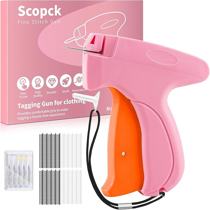 Stitch Gun for Clothes - Handheld Stitch Gun Quick Clothing Fixer - Tagging Gun - Includes 6 Need... | Amazon (US)