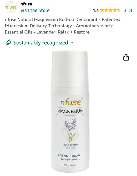 My new clean aluminum free deodorant is also women-owned 🤍. This lavender essential oil scented magnesium deodorant is free of toxins and does the job. 🙃 

I have gone through quite a few “clean” deodorants over the years and this one is my current fave. I am especially grateful for the clean ingredients during pregnancy and breastfeeding to make sure the little ones are not getting any gunk they don’t need to be exposed to. 
.
.
.
Natural deodorant, woman owned business, roll on deodorant, wellness, toxin-free, fragrance-free, paraben-free, postpartum essentials

#LTKfitness #LTKbump #LTKbeauty