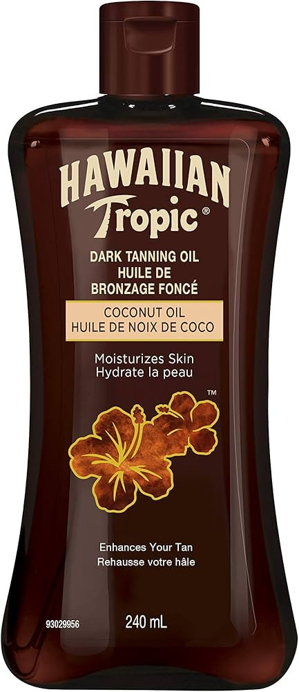 Hawaiian Tropic Moisturizing Dark Tanning Oil, 240ml | Amazon (CA)