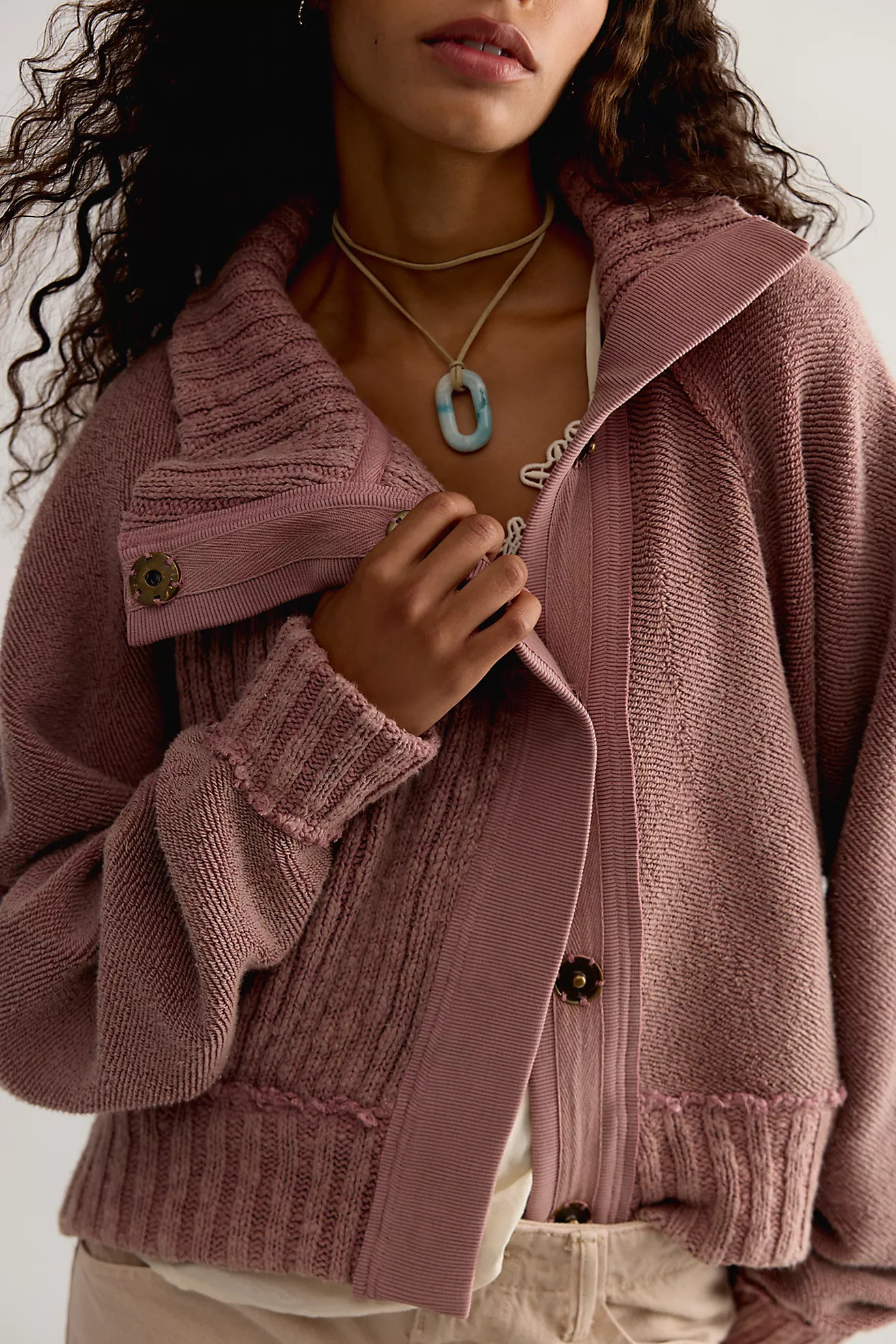 We The Free Annie Cozy Funnel-Neck Cardi | Free People (Global - UK&FR Excluded)