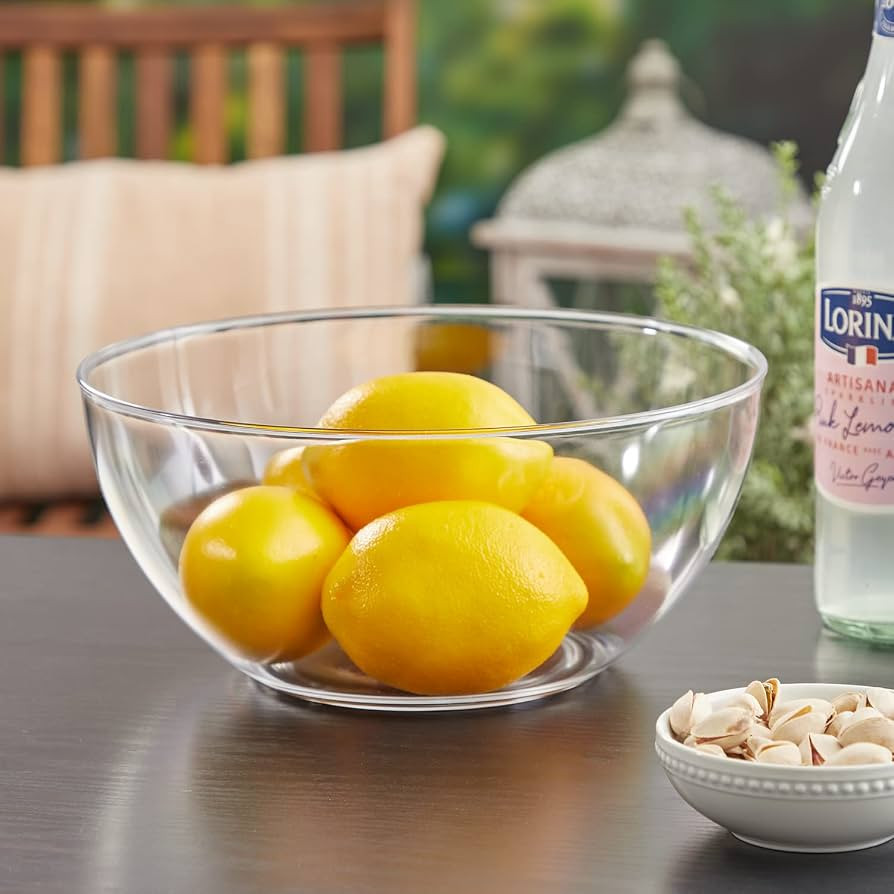 US Acrylic Vista Clear Plastic Salad and Serving 10-inch Bowls | set of 3 | Reusable, BPA-free, M... | Amazon (US)